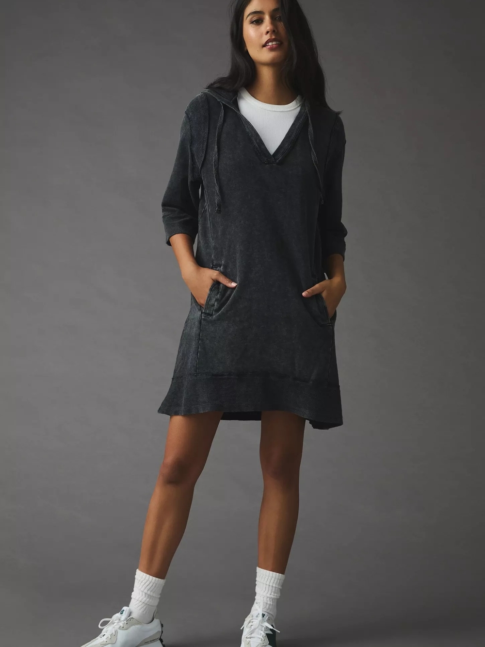 Daily Practice by Anthropologie Sport Hoodie Mini Dress Large